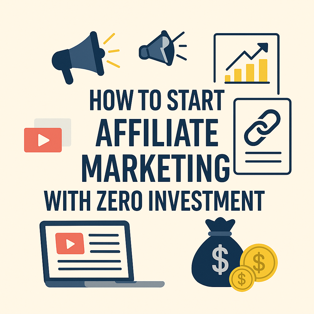 Start Affiliate Marketing With Zero Investment
