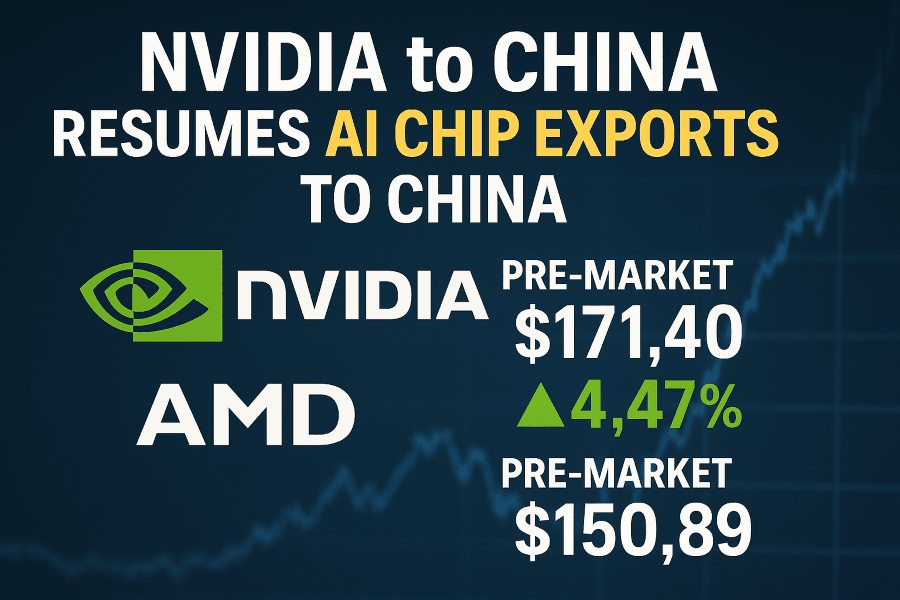 🚀 Nvidia’s AI Chip Export to China: How This Affects the Indian Stock Market 📈 6 Nvidia’s stock rising