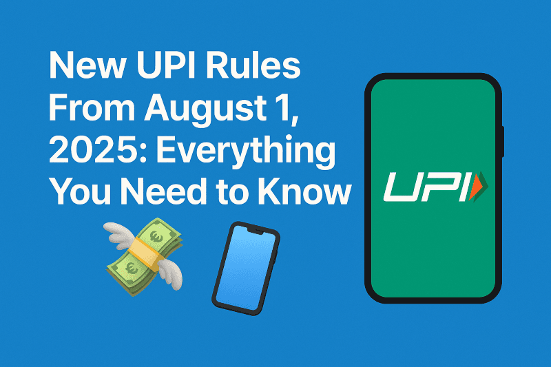 New UPI Rules From August 1, 2025: Everything You Need to Know 💸📲 6 new upi rules 1 august 2025