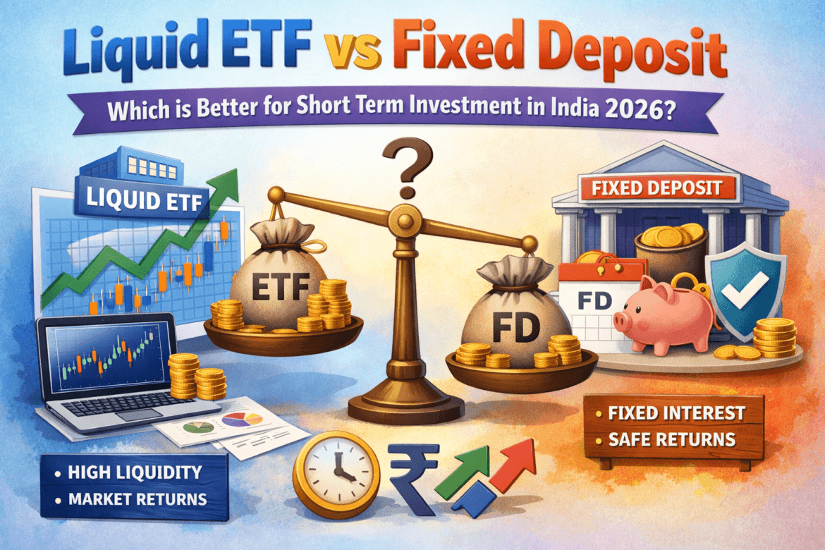 Liquid ETF vs Fixed Deposit 2026 India Short Term Investment Comparison Hindi